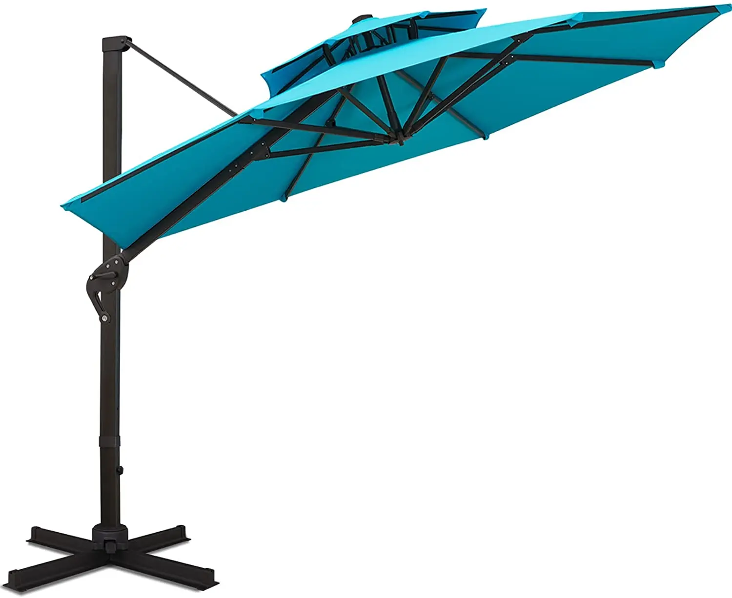 Wholesale Good Quality Fully Aluminium Sun Umbrella Parasol For Garden