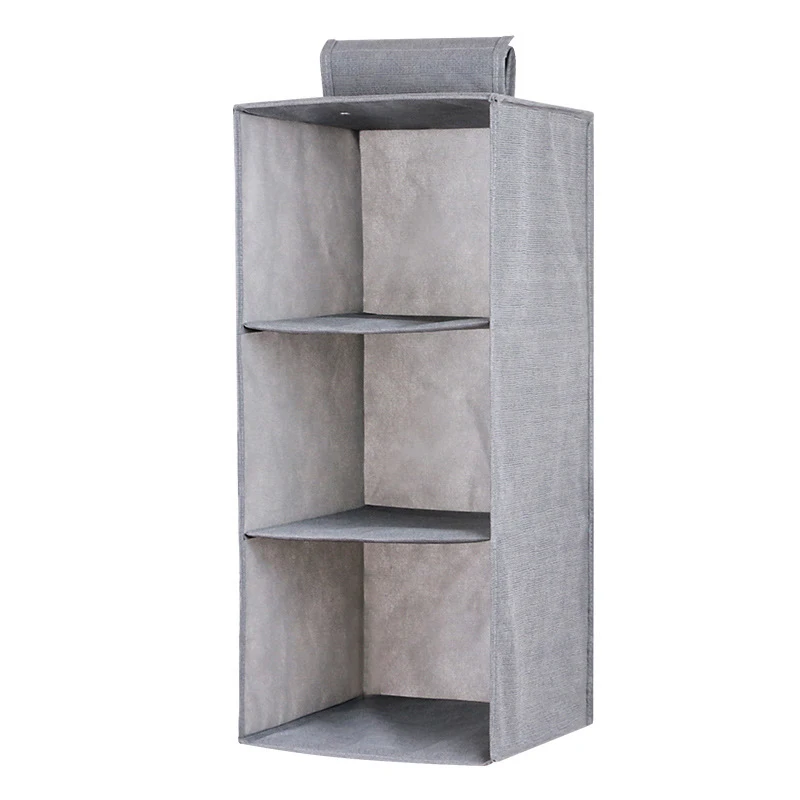 Лидер продаж Amazon, моющаяся подвесная сумка из хлопка и льна, шкаф для хранения, ящик для хранения