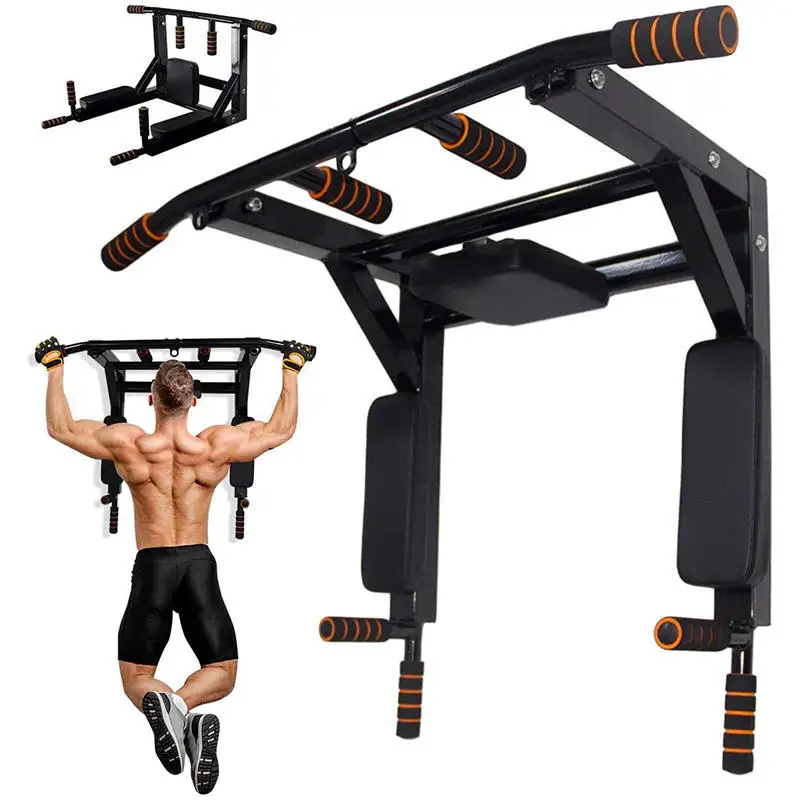 Multi New Arm Muscle Trainer Fitness Equipment Solid Square Tube Bar Wall Single and Parallel Bars Pull Up Wall Horizontal Bars