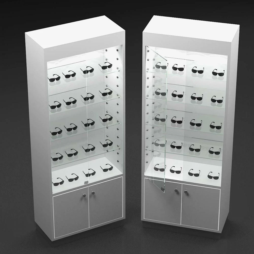 Factory custom countertop stand for sunglasses acrylic eyeglasses display shelf plexiglass eyewear glasses stand