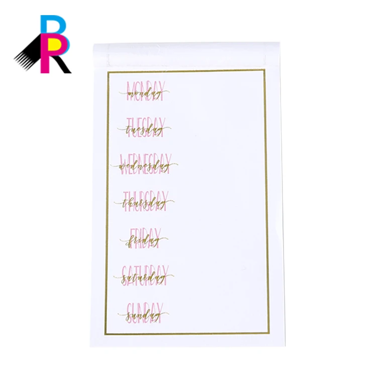 Custom stationery  a5 a6 letter head Customized Memo Pad notepad