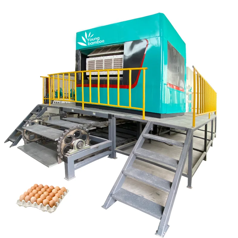 Hot sale paper pulp egg tray fully automatic machine paper pulp molding egg tray making machine