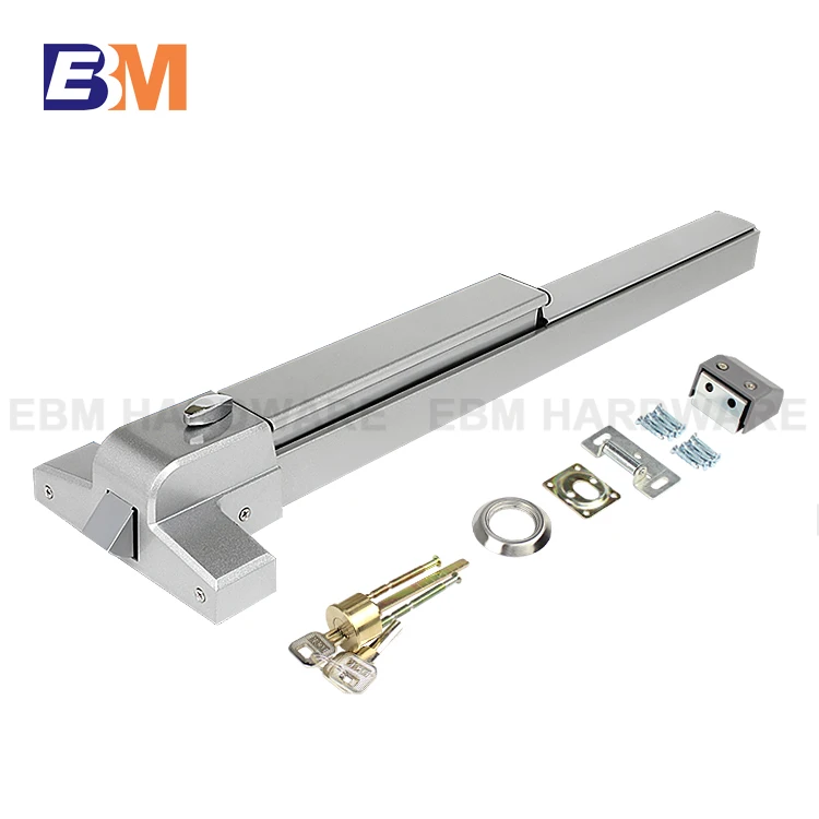 Escape door touch bar panic exit device, fire door push bar panic lock, emergency exit panic bar