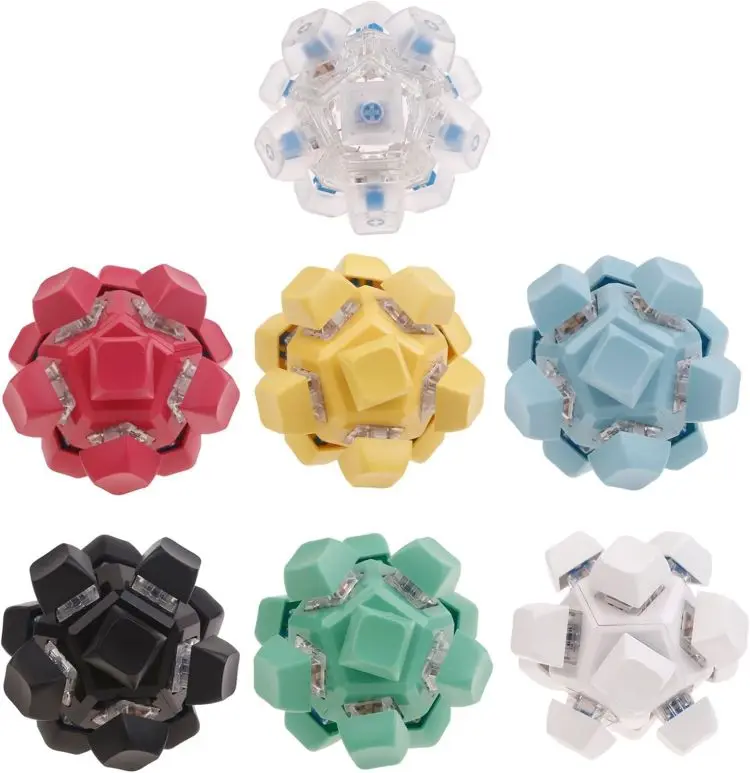 twelve-Button Click Mechanical Switch Fidget Cube Toy Keyboard Clicker Fidget Stress Relief Sensory Toy For All Age