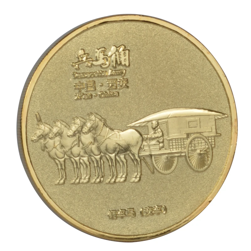 The Factory Make Your  Own Logo Personalized Souvenir Custom Made Metal Gold Silver Coin