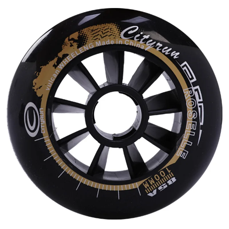 Skating speed skating wheel adult single row pu wheel red roller skating accessories competition racing wheel