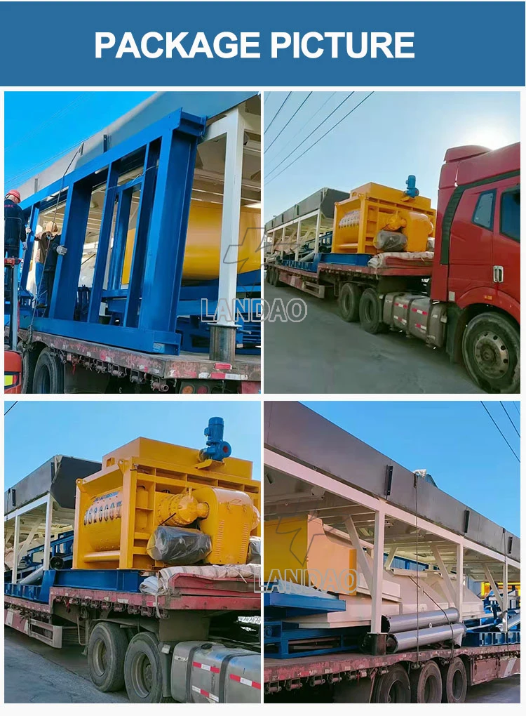 HZS90 Fixed Precast Belt Conveyor Wet Mix Concrete Batching Plant