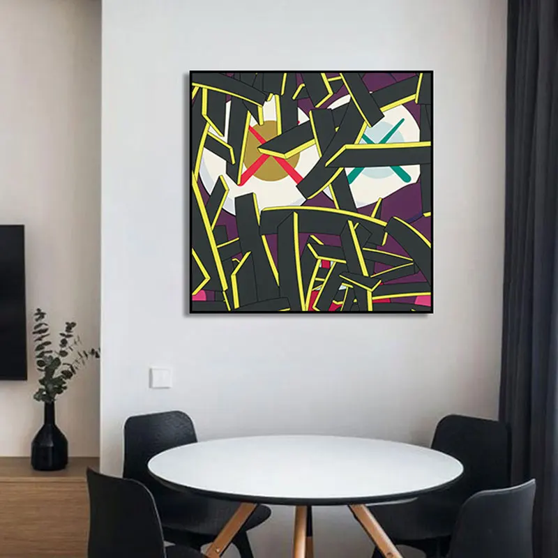 Good Quality Hanging All Pictures Cartoon Abstract Custom Wholesale Oil Painting On Canvas For Home Decor