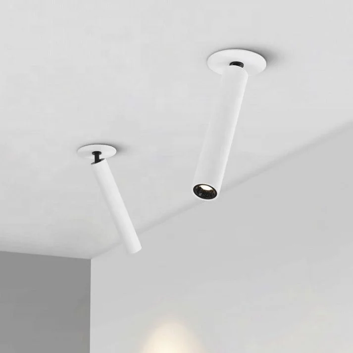 Modern indoor LED recessed ceiling 5w moving spotlight small angle free standing spotlights