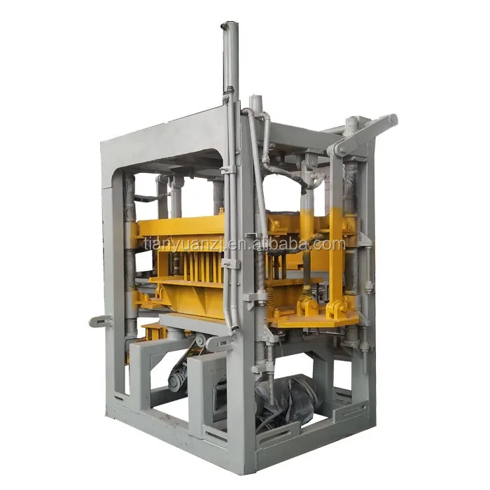 hollow paving block machine/concrete paver manufacturer QTY3-20 hydraulic brick press