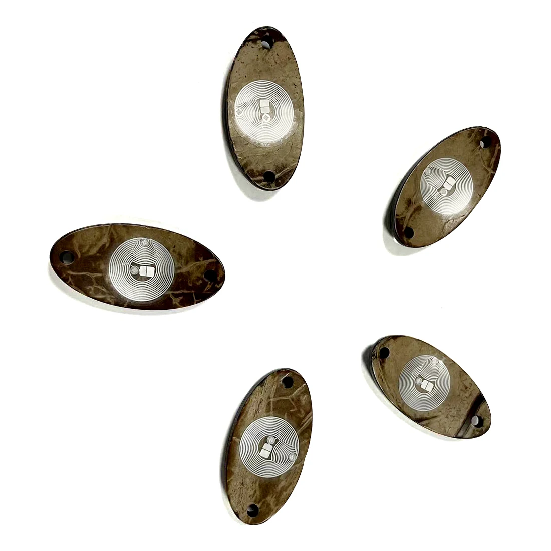 New Customized Product Coconut Shell Material 13.56MHZ Fashion Colorful Braided With Chip Bracelet