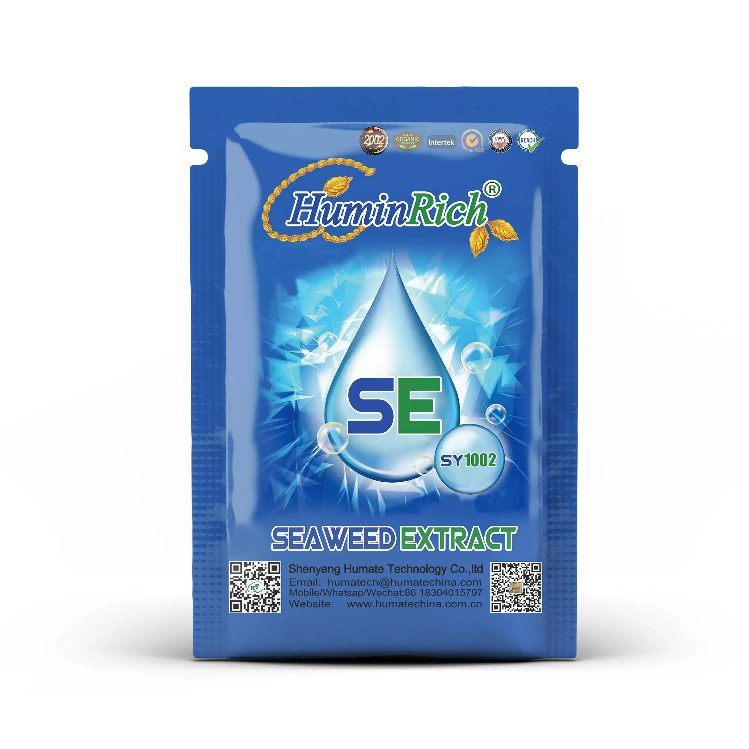 'HuminRich' SY1002 Wholesale  Organic Concentrated  Fertilizer Powder Seaweed Extract