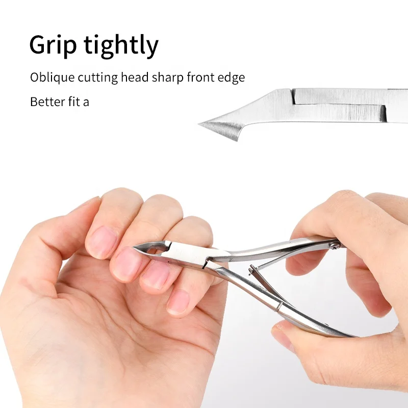 Stainless Steel Professional Disposable Podiatry Ingrown Nail Cuticle  Nipper Nail plier