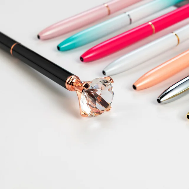 Hot Selling Diamond Pen Diamond Ballpoint Pen Diamond Ball Pen With Custom Logo