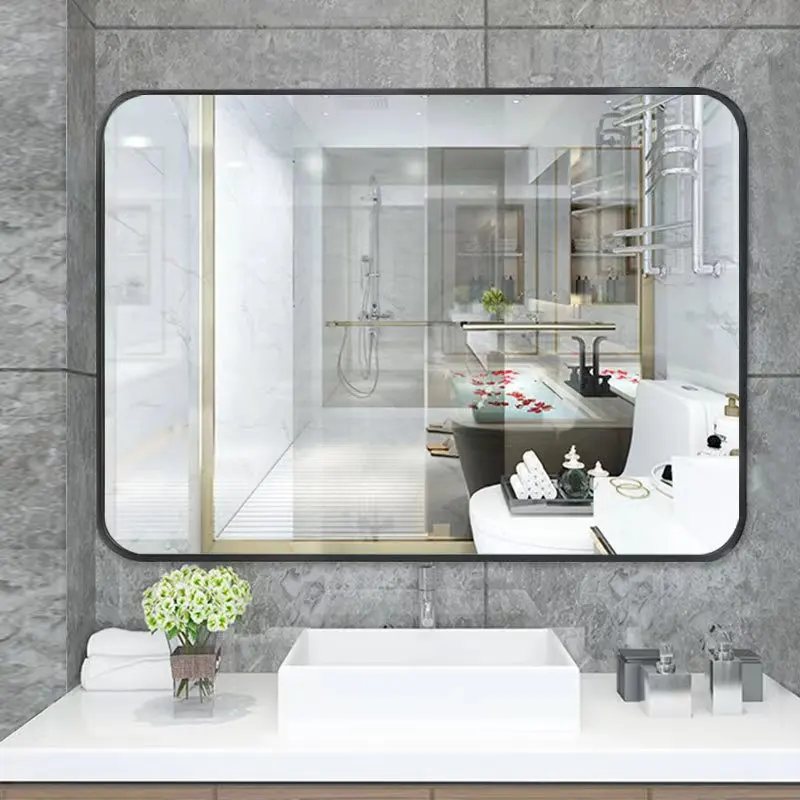Good Price Explosion-proof Ultra Clear HD Imaging Full Length Round Oval Bathroom Mirror For Living Bathroom Wedding Use
