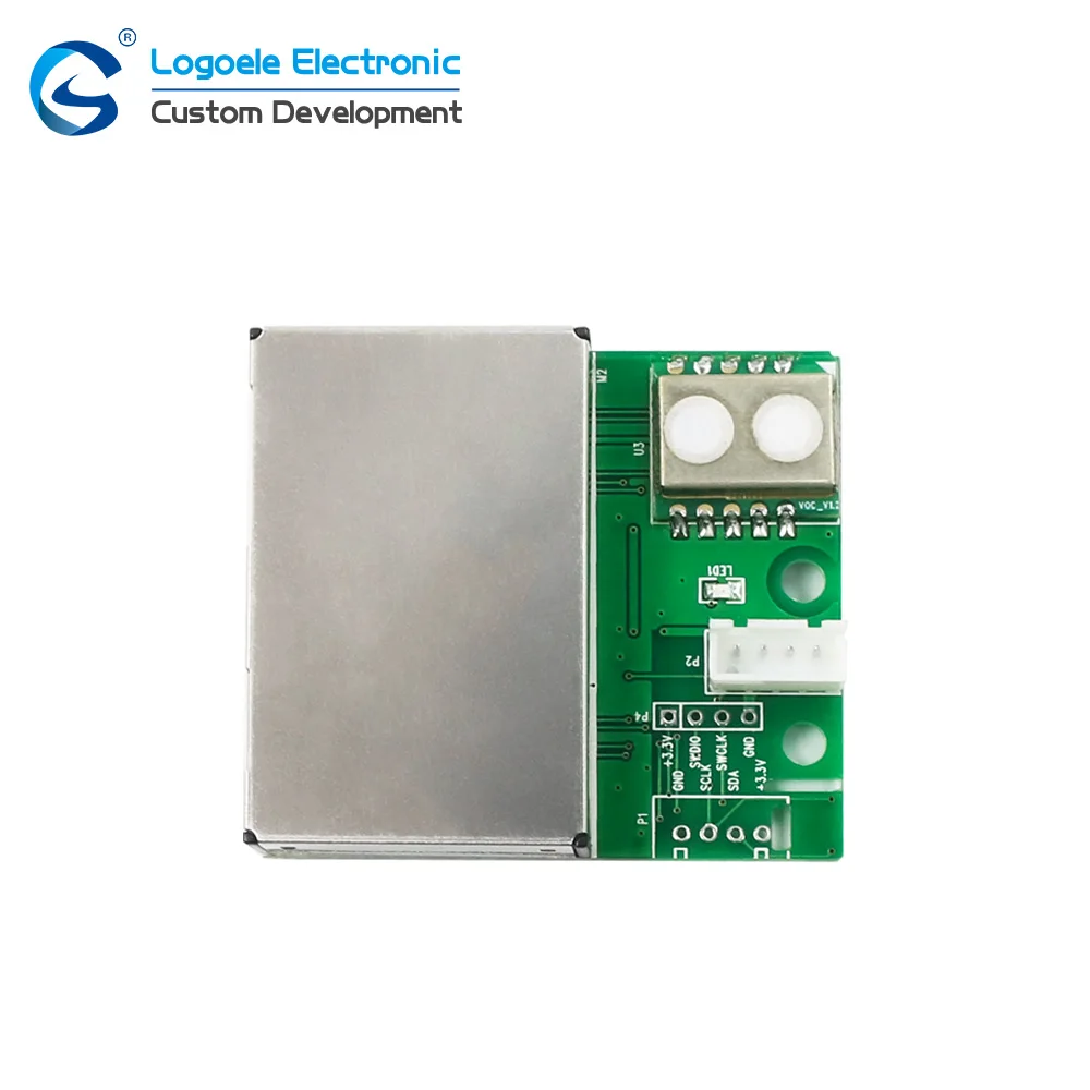  Indoor Air Monitoring CH2O Humidity And Temperature Monitor Formaldehyde CO2 TVOC Gas Quality