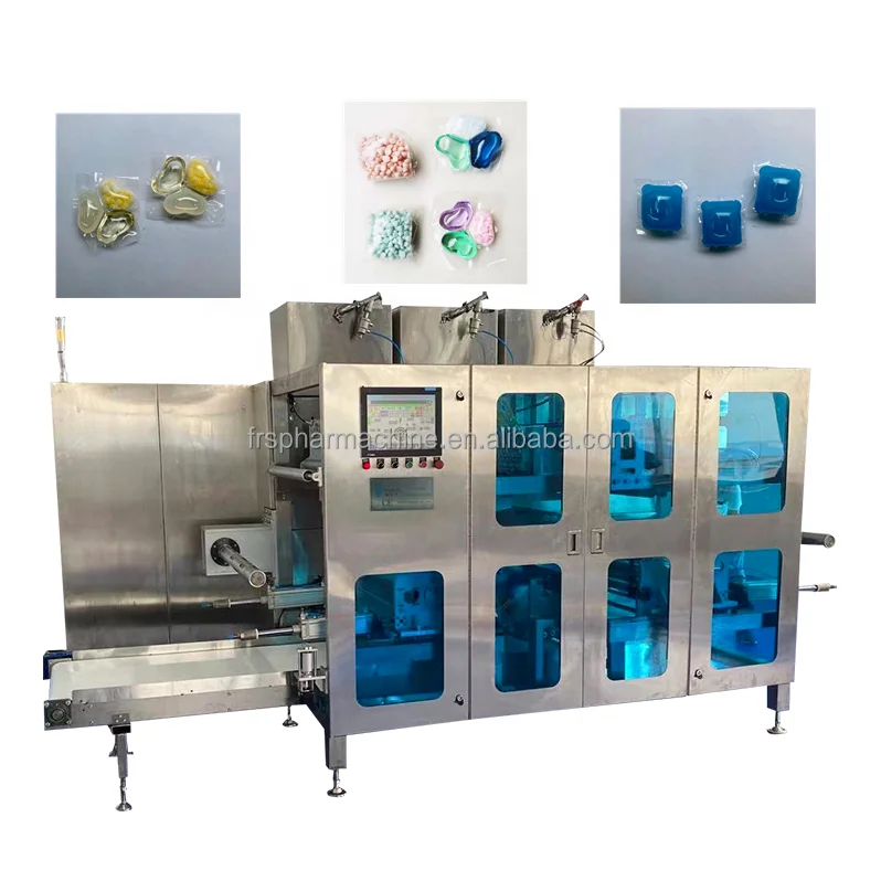 Industry laundry detergent pod capsule PVA soluble film making packing machine