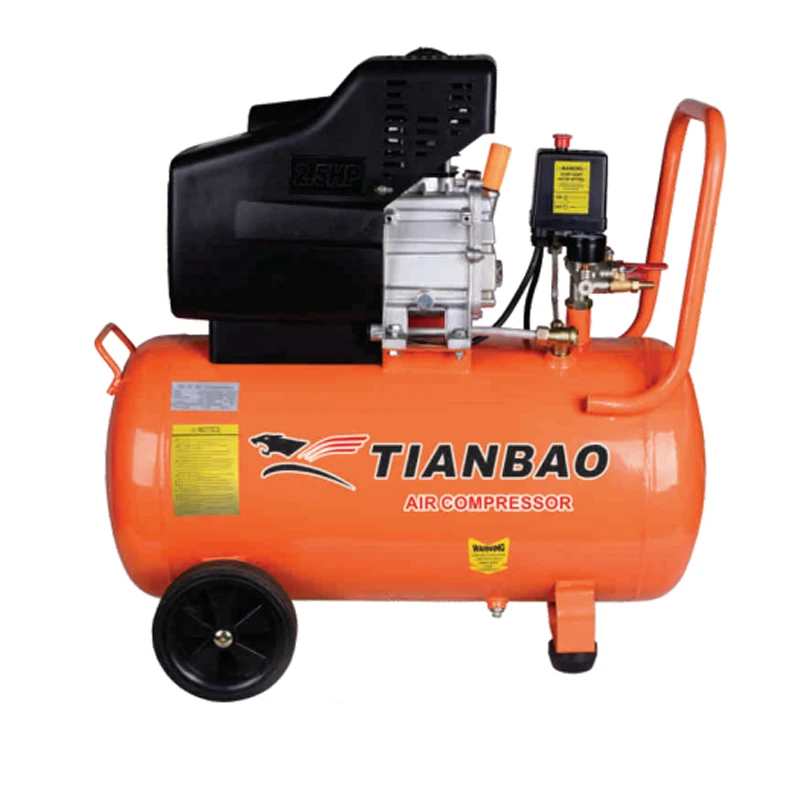TB-2550T 185L/min 2800r/min  12.5HP/1.8KW High Pressure Direct Drive Vertical Gasoline Air Compressor Price 50L