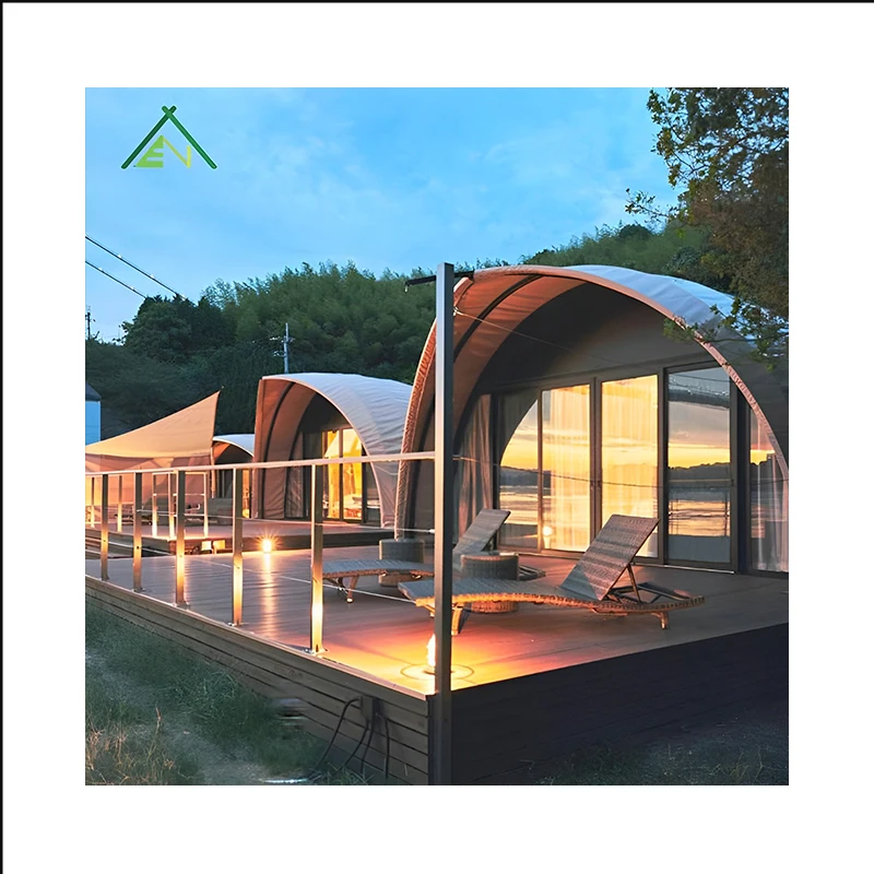 resort beach triangle ice design $100 outdoor clear customized glamp glass hotel tent for camping for sale