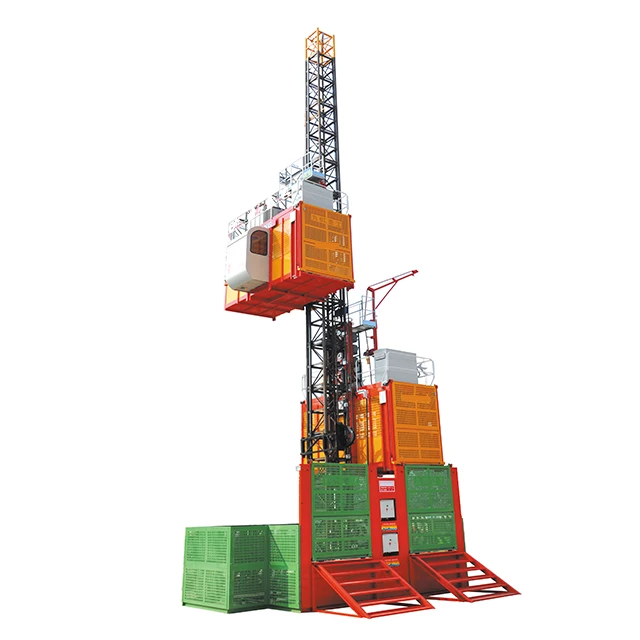 lifting materials man elevator material lift construction scd200 kangbo construct hoist