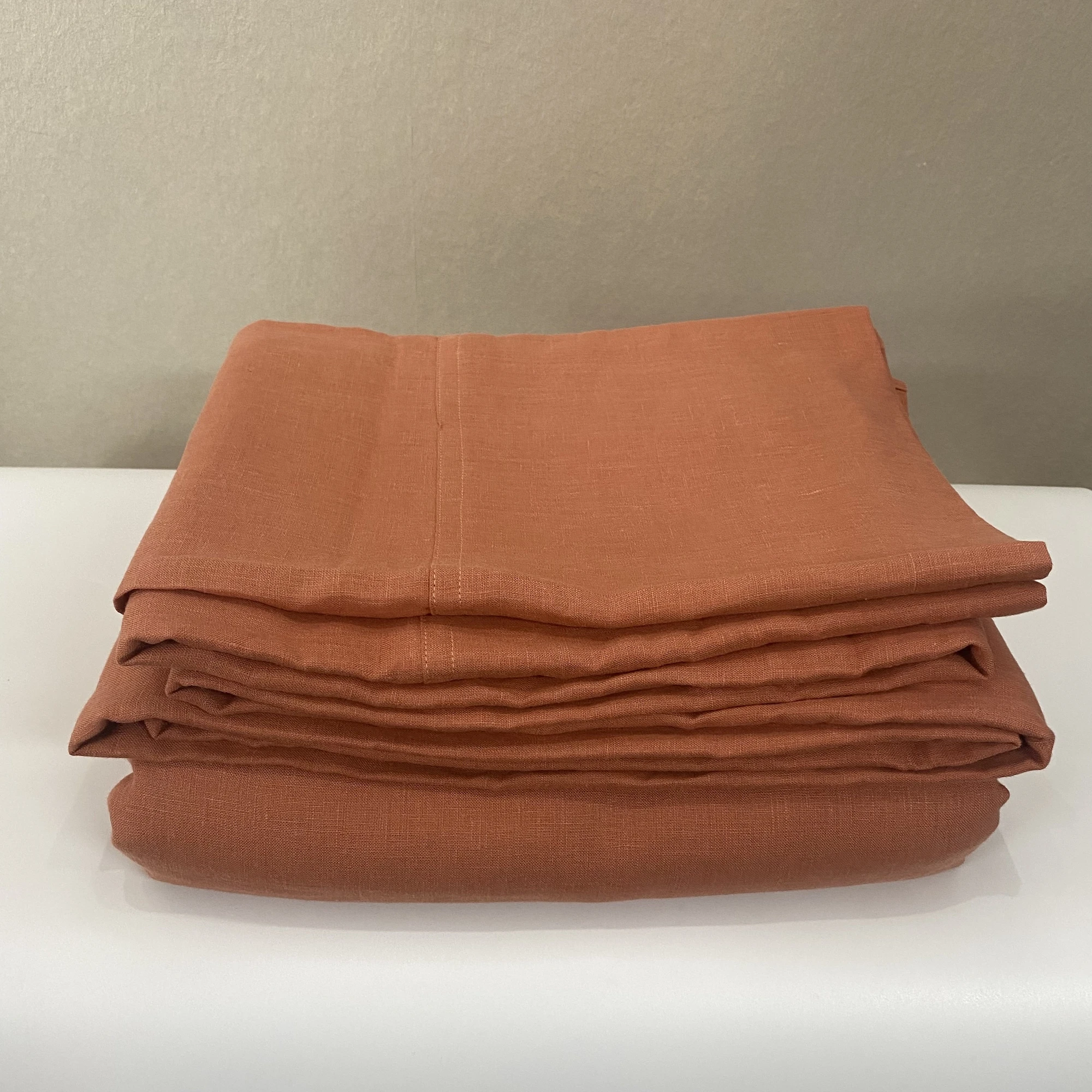 soft washed 100% french linen 4pcs or 7 pieces duvet cover bedding sheets set