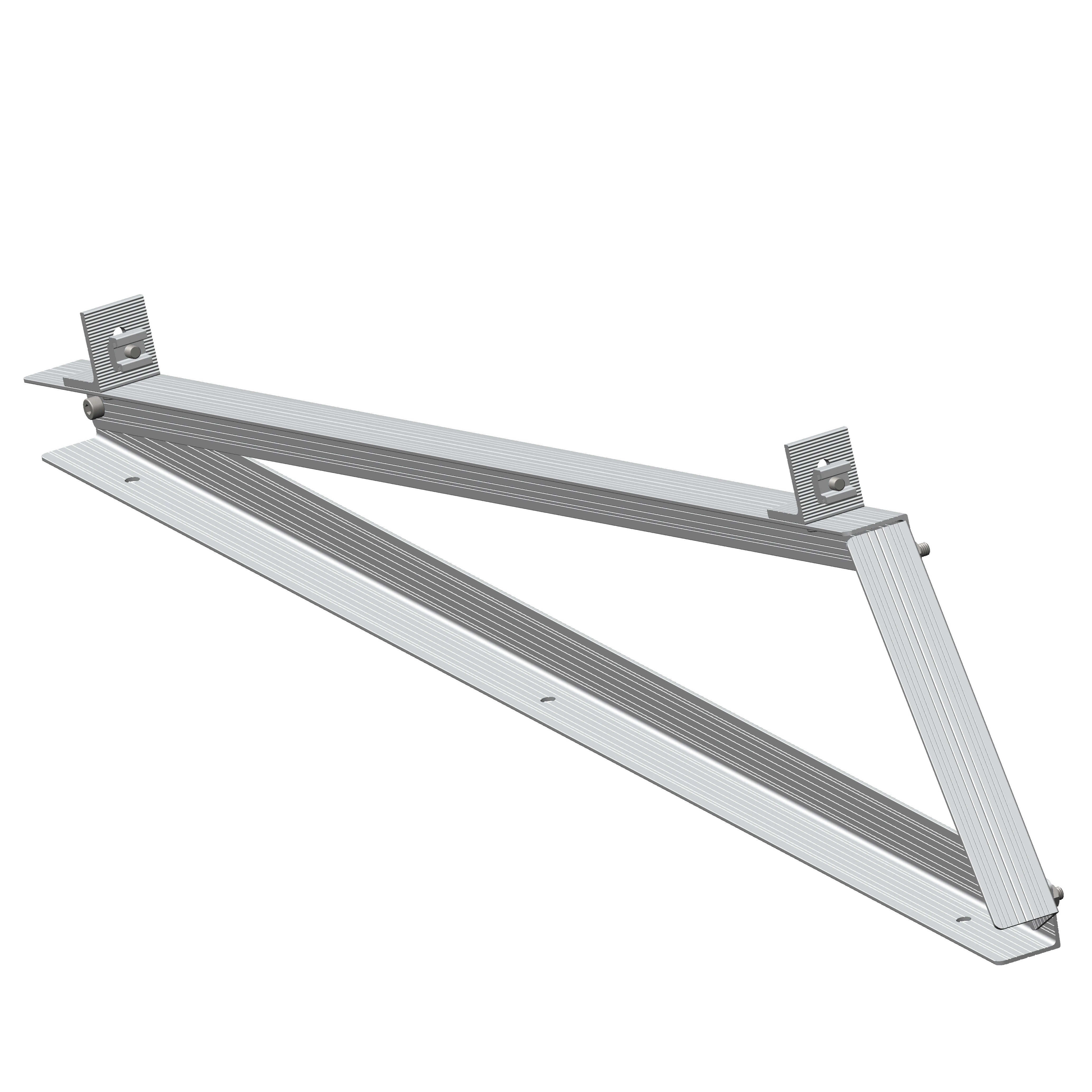 Solar Metal Roof Bracket PV Aluminium Mounting Kit triangle brackets ballasted mount
