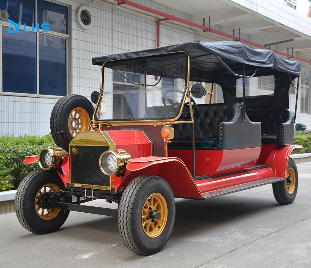 Ecological park retro tourism car sport racing antique classic car 3KW 4KW 5KW power motor retro electric vintage car for sale