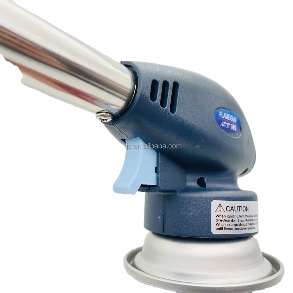 2022 new High Powered Temperature Kitchen Butane Gas Welding Torch Lighter Barbecue Gas Torch Flame Thrower Gun Lighter