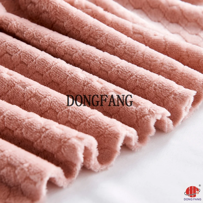  DONGFANG Оптовая Продажа Новый дизайн 100% полиэстер фланель жаккардовый текстиль и