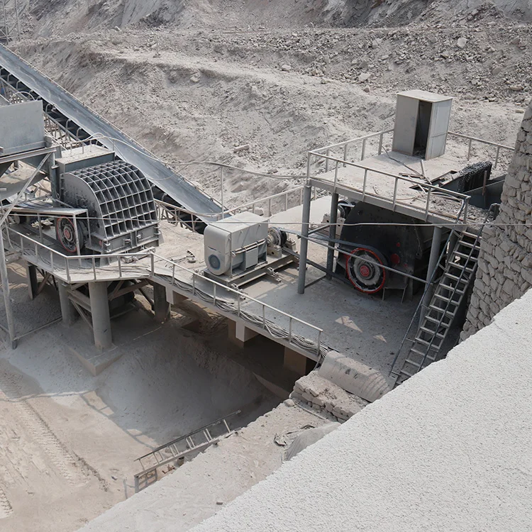 Low Cost Stone Crushing Line Machine Complete Set Aggregate Gravel Production Equipment Hammer Crusher For Sale
