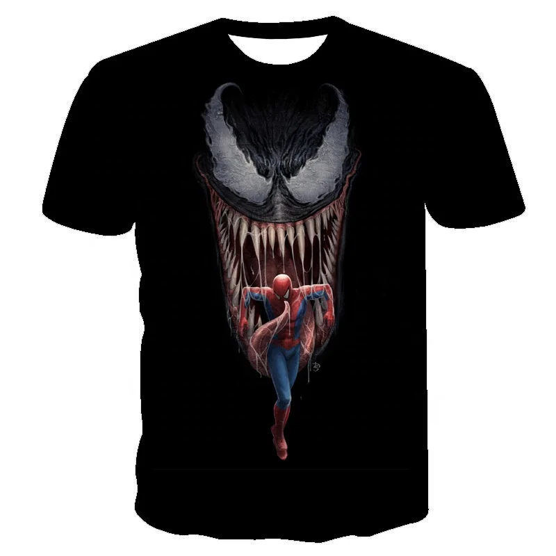 Fashion New Custom 3D Printed Spiderman T Shirt