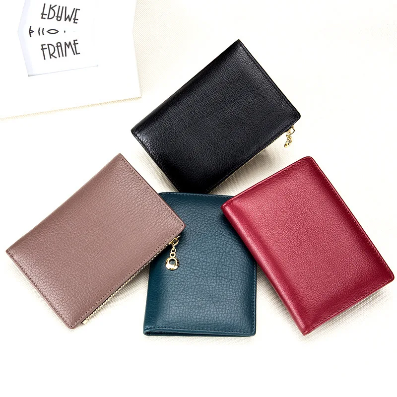 AL995 RFID travel water resistant black family designer custom leather passport wallet id business credit card holder