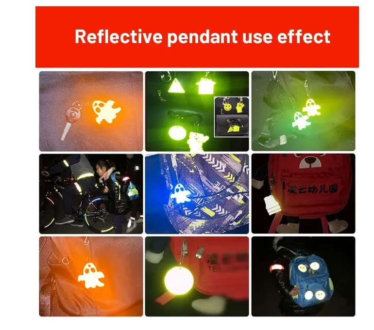 Cheapest Reflective Key Chain Reflective Bag Hanger