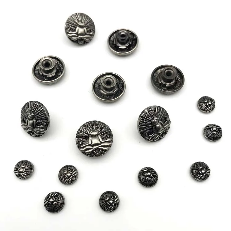 Новинка, Лидер продаж, прочные джинсовые изделия по низкой цене, однотонные заклепки для одежды