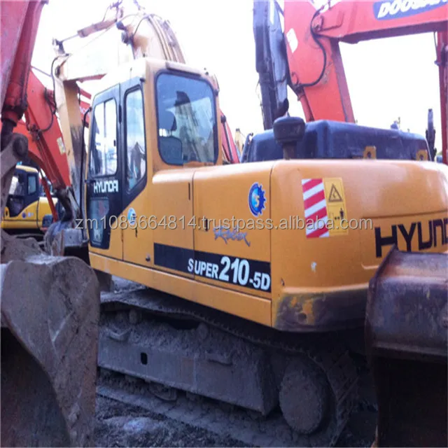 used hyundai R210 R200 excavator, used hyundai 210 130 140 150 wheel excavator for sale in south korea