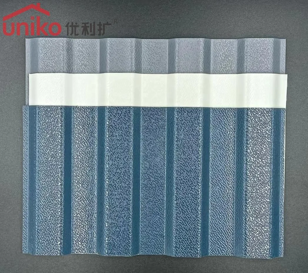 Factory Price PVC Roof Color Coated Corrugated Roof Panels Anti-impact Shingles Price Teja PVC Roof for House Warehouse Factory