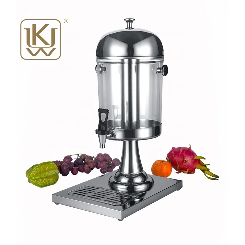 8L 201Stainless Steel  Wedding Beverage Dispenser Beer Tower Soda Dispenser With Tap