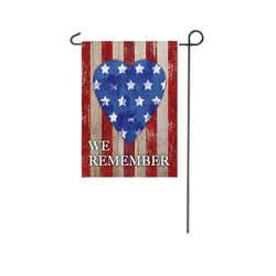 Festival and Seasonal Themes Holidays Double Side Yard Burlap Banner Home Decoration Cute 3D prints Dogs Welcome Garden Flags