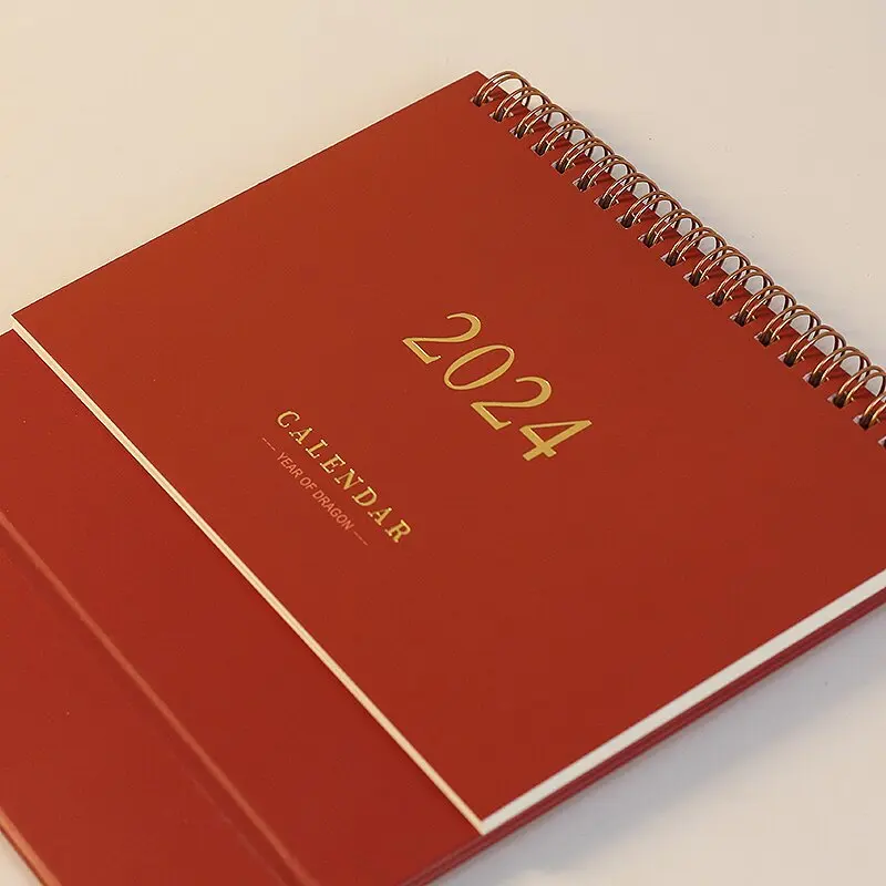 2024 custom 12 monthly planner cheap promotional printing calendar table calendar cheap desk calendar