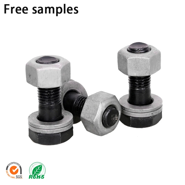 Hexagonal Making Machine Hex Head Heavy Hexagon Gr 5 307A Hex With Washers Tension control bolt