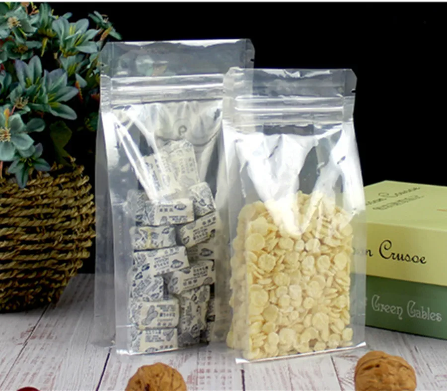 2024 Water proof private label plastic custom zip lock bags for t shirts 16x26cm