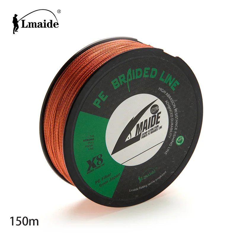 
150m 8 Strands PE Braided Fishing Line High Strength Abrasion Resistant Monofilament Fishing Line 4LB-200LB 