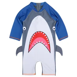 wholesale One Piece Kids Boys Lone Sleeve Wetsuit Diving Surf Swimwear