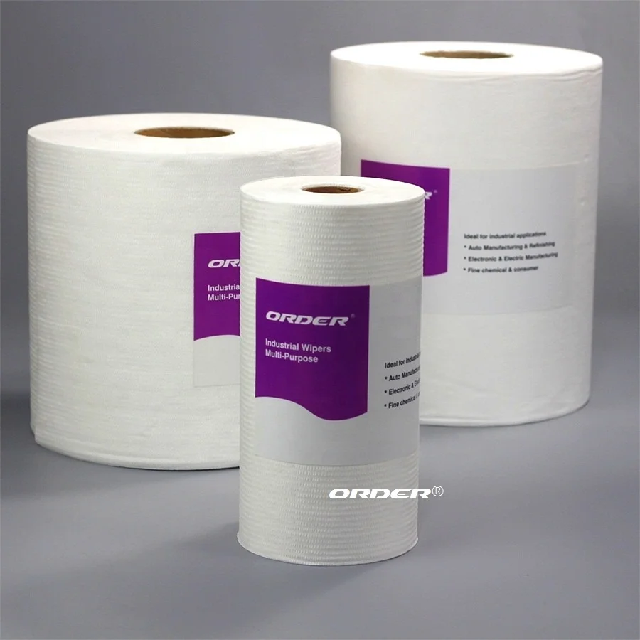 2024 all new Automotive Refinishing Coatings cellulose polyester small Roll Cleaning Cloths clean wipes