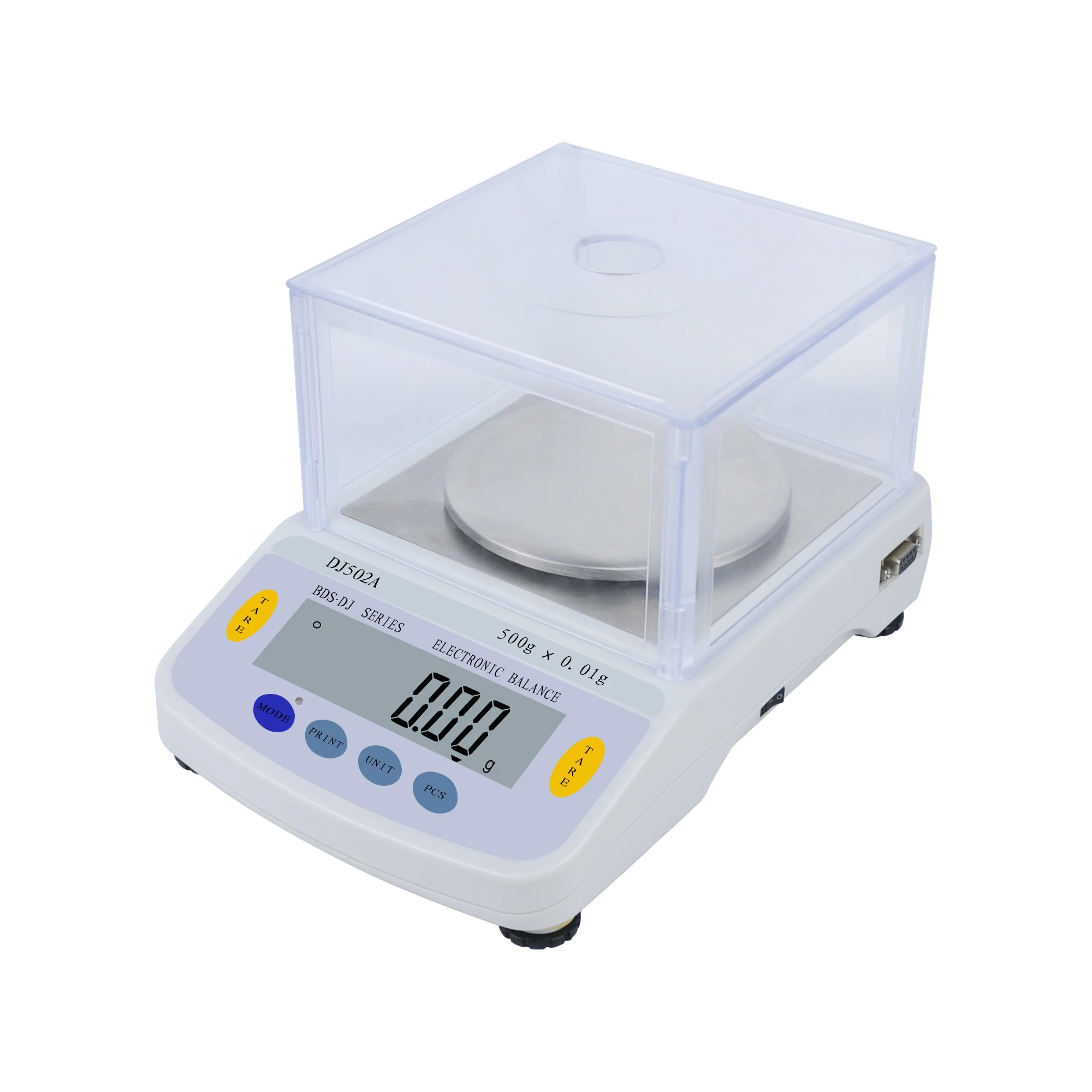 300g/500g/600g/1kg/1.2kg/0.01g Technical Laboratory Balance Weigh Digital Precision scale With LCD Display White color