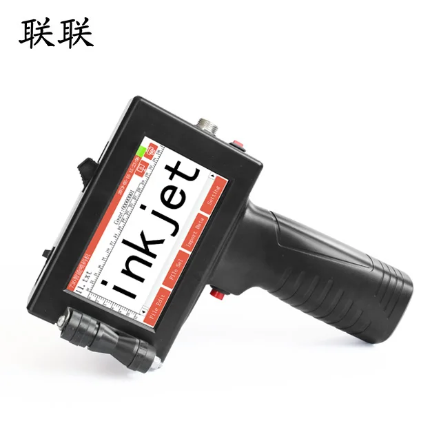 12.7mm height Fast Drying Easy Operate Hand Held Inkjet Printer/hand Jet Printing Machine