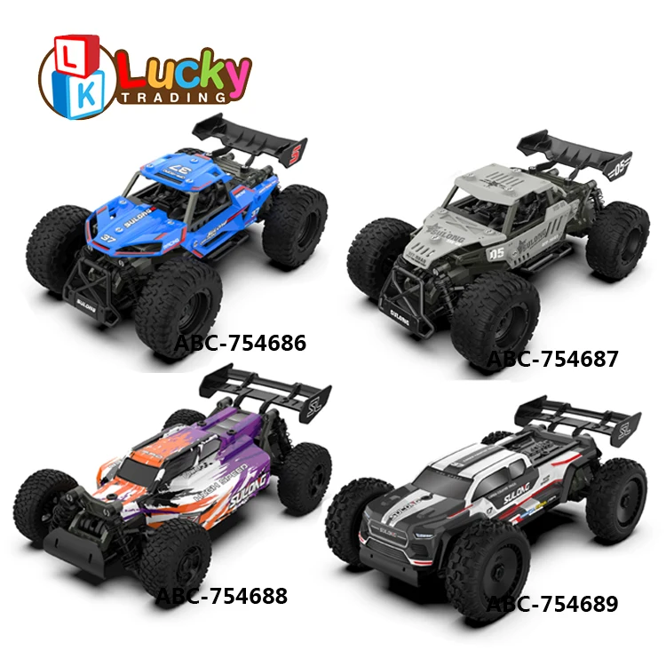 Lucky Toys DIY STEM Education Smart Assemble 1/16 2.4G RC Car Off-Road Vehicles CAR 8km/h Toys Kit
