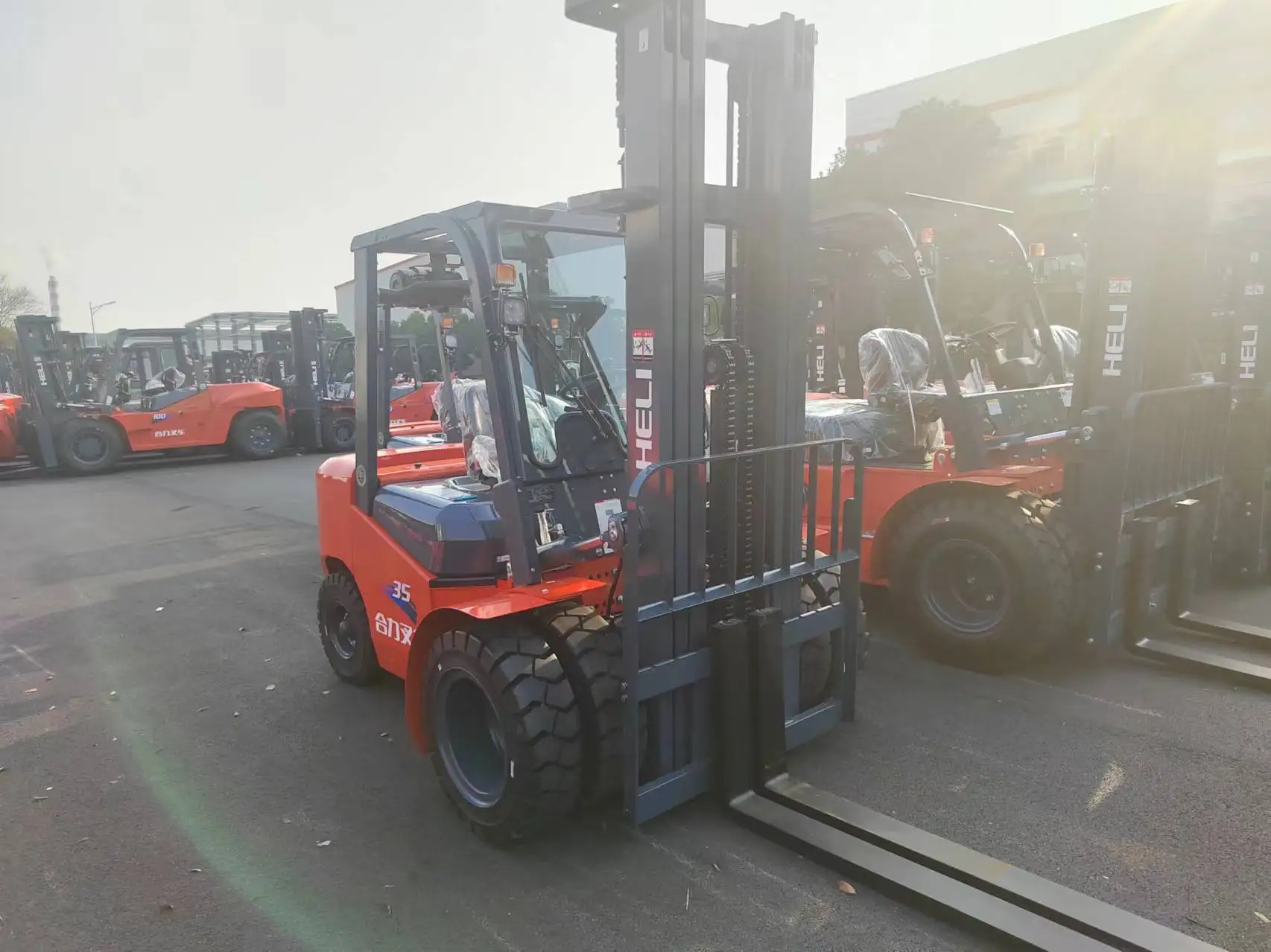HELI 3.5 TON Fork Lift 3.0T Diesel Forklift Truck Best Sell CPCD35