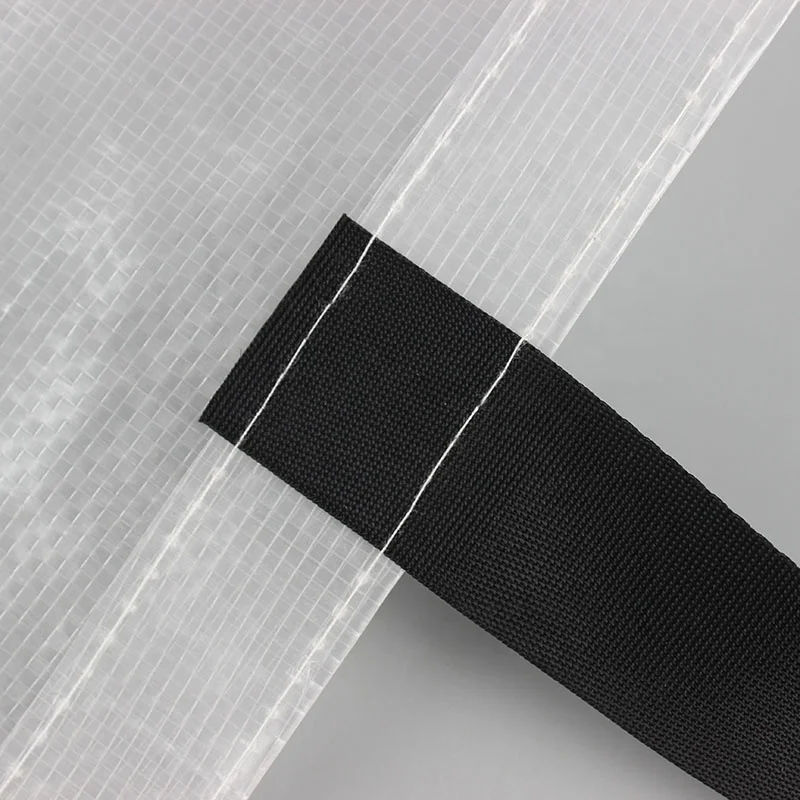 Ламинированная тканая прозрачная сумка с индивидуальным логотипом, очень большая Ламинированная Сумка-тоут из полипропилена