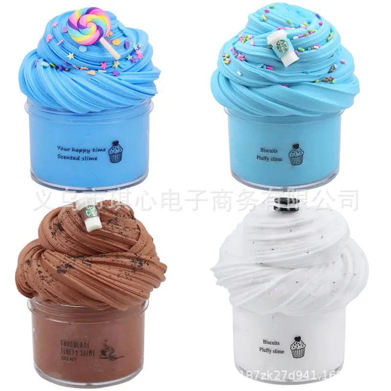 Hot 2024 Slime Putty 6 Colors DIY Crystal Mud Kids Toys Educational Soft Slime for Kids